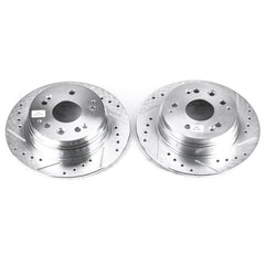 Power Stop JBR961XPR Evolution Performance Drilled And Slotted Brake Rotor - Pair (Rear) for 2001-2003 Acura Cl product image