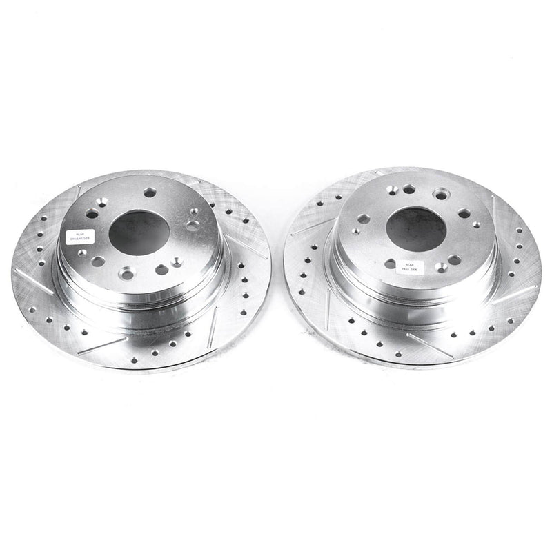 Power Stop JBR961XPR Evolution Performance Drilled And Slotted Brake Rotor - Pair (Rear) for 2001-2003 Acura Cl product image
