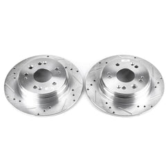 Power Stop JBR963XPR Evolution Performance Drilled And Slotted Brake Rotor - Pair (Rear) for 2002-2004 Honda Cr-V product image