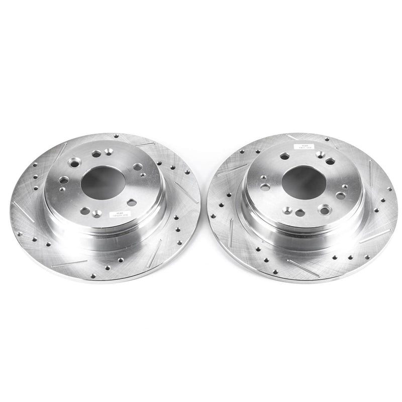 Power Stop JBR963XPR Evolution Performance Drilled And Slotted Brake Rotor - Pair (Rear) for 2002-2004 Honda Cr-V product image