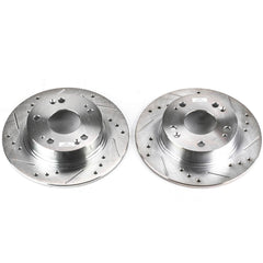 Power Stop JBR964XPR Evolution Performance Drilled And Slotted Brake Rotor - Pair (Rear) for 2003-2008 Acura Tsx product image