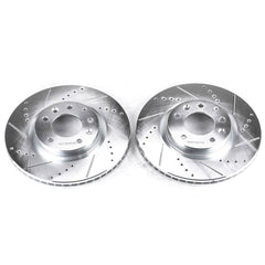 Power Stop JBR967XPR Evolution Performance Drilled And Slotted Brake Rotor - Pair (Front) for 2004-2008 Mazda RX-8 product image