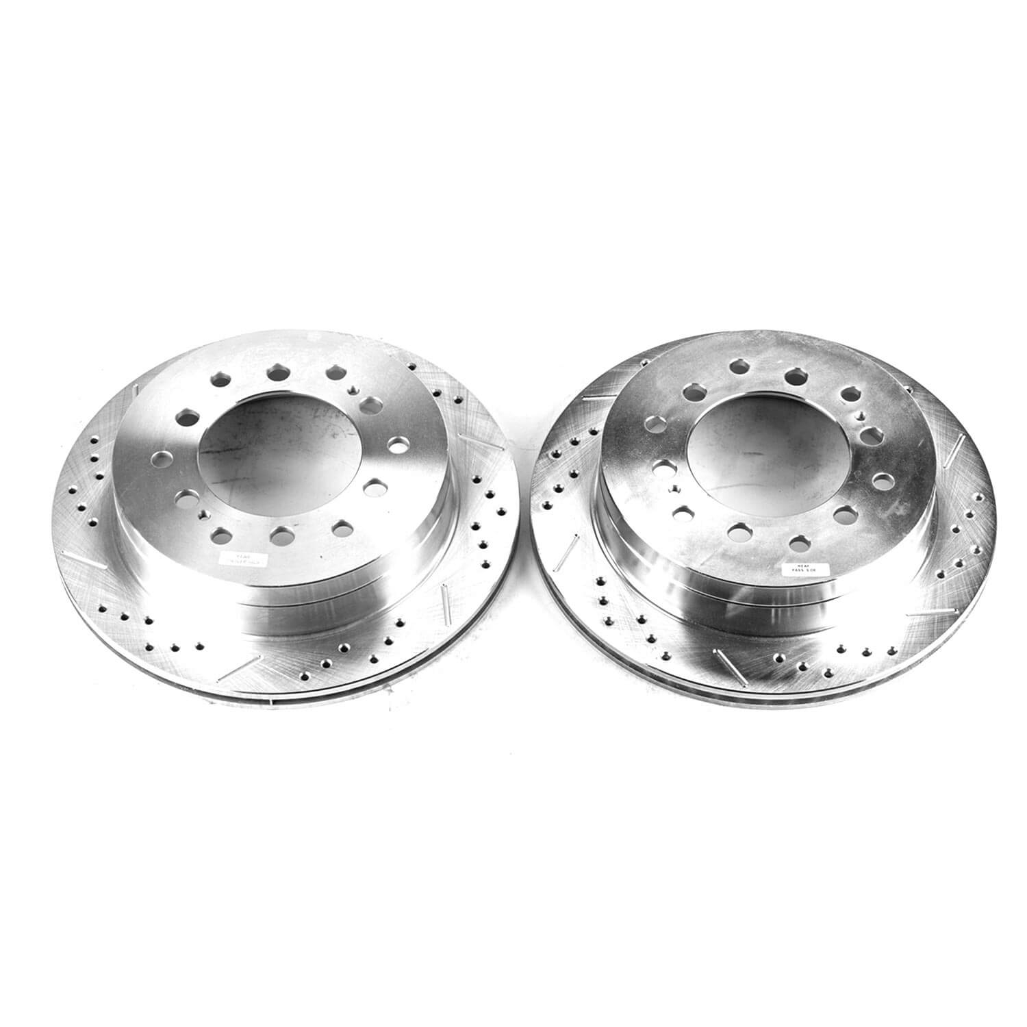 Power Stop JBR971XPR Evolution Performance Drilled And Slotted Brake Rotor - Pair (Rear) for 2001-2009 Lexus GX470 product image