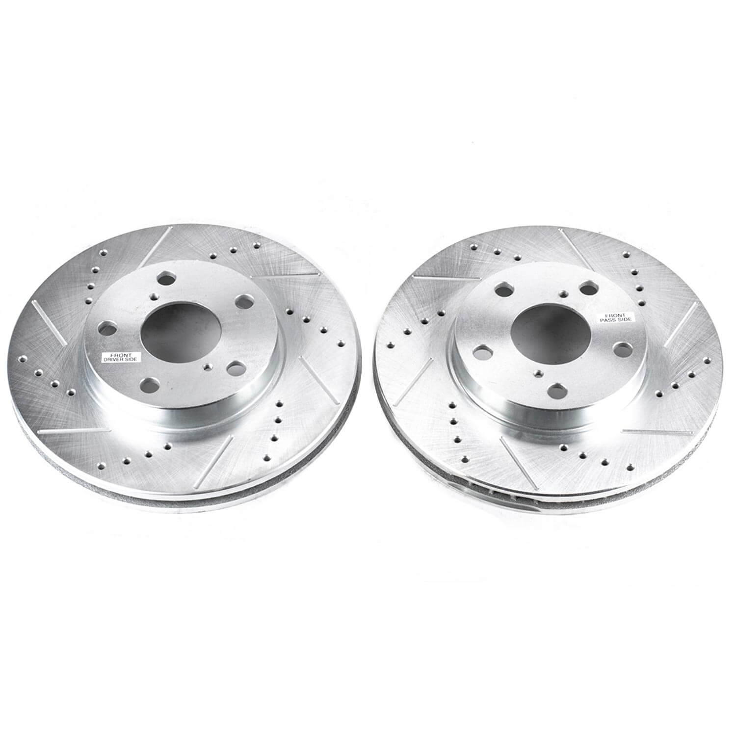 Power Stop JBR974XPR Evolution Performance Drilled And Slotted Brake Rotor - Pair (Front) for 2001-2005 Toyota RAV4 product image