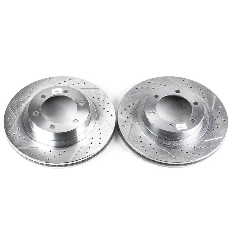 Power Stop JBR975XPR Evolution Performance Drilled And Slotted Brake Rotor - Pair (Front) for 2003-2009 Lexus GX470 product image