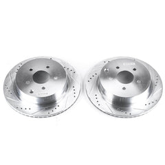 Power Stop JBR981XPR Evolution Performance Drilled And Slotted Brake Rotor - Pair (Rear) for 2003-2024 INFINITI FX35 product image