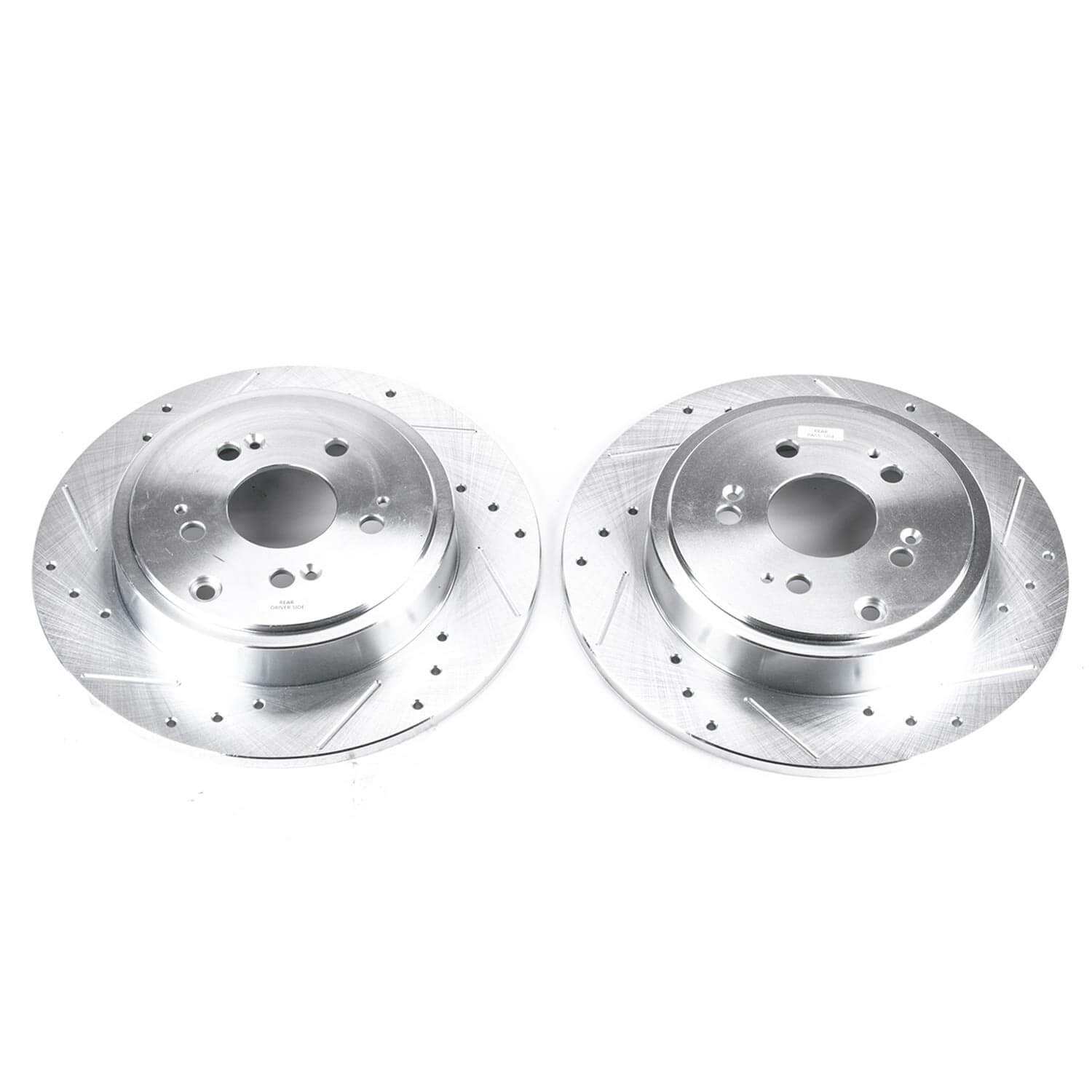 Power Stop JBR985XPR Evolution Performance Drilled And Slotted Brake Rotor - Pair (Rear) for 2006-2014 Honda Ridgeline Rt Rtl Rts product image