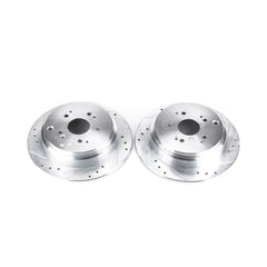 Power Stop JBR988XPR Evolution Performance Drilled And Slotted Brake Rotor - Pair (Rear) for 2002-2004 Honda Odyssey Cargo product image