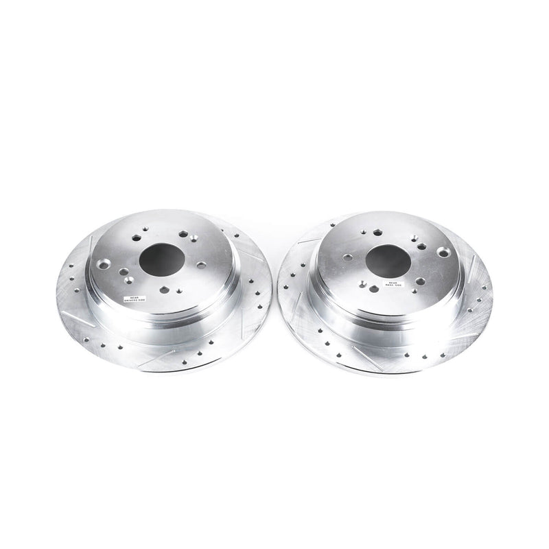 Power Stop JBR988XPR Evolution Performance Drilled And Slotted Brake Rotor - Pair (Rear) for 2002-2004 Honda Odyssey Cargo product image