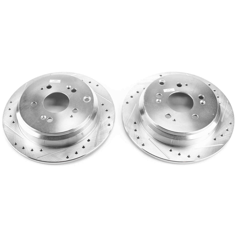 Power Stop JBR990XPR Evolution Performance Drilled And Slotted Brake Rotor - Pair (Rear) for 2005-2010 Honda Odyssey product image