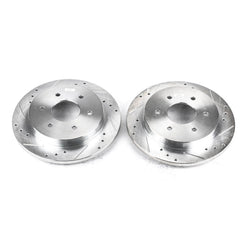 Power Stop JBR994XPR Evolution Performance Drilled And Slotted Brake Rotor - Pair (Rear) for 2004-2018 INFINITI QX56 product image
