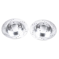 Power Stop JBR999XPR Evolution Performance Drilled And Slotted Brake Rotor - Pair (Rear) for 1998-2015 Ford Fusion product image