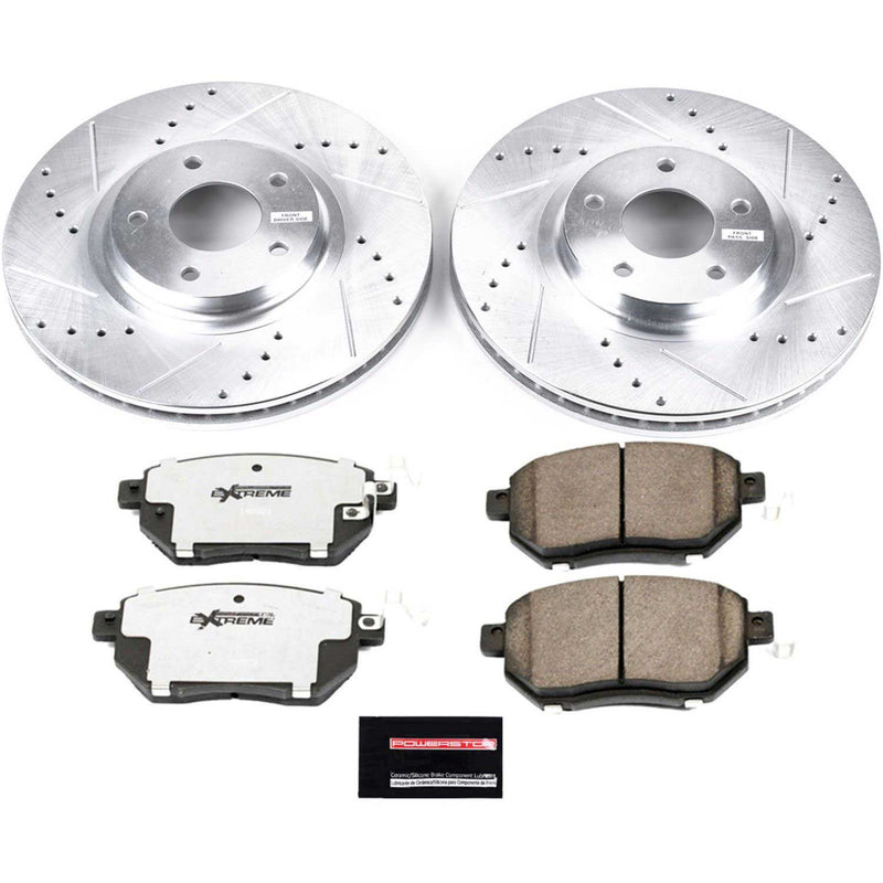 Power Stop K091-26 Z26 Extreme Street Warrior 1-Click Brake Kit (Front) for 2003-2011 INFINITI FX35 product image