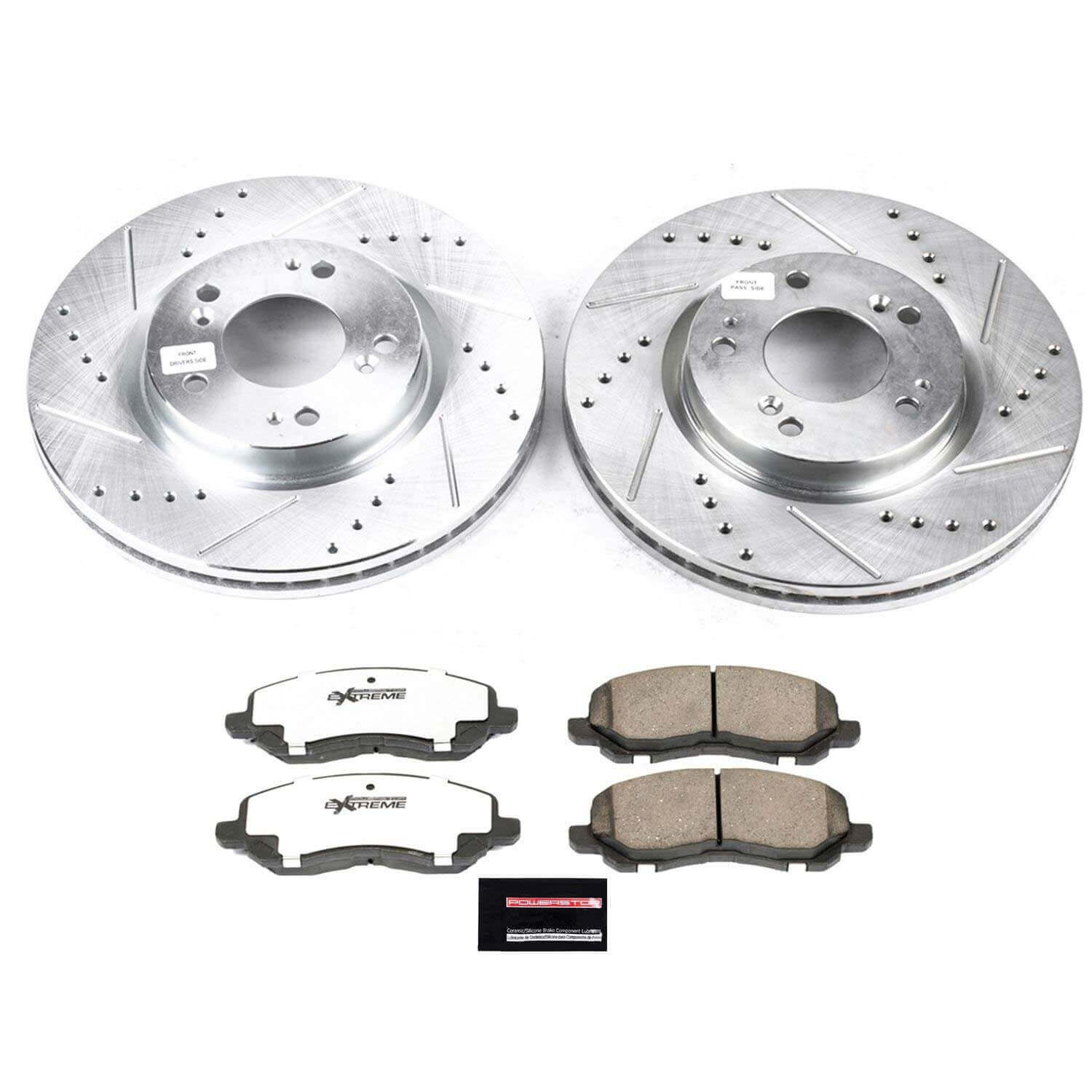 Power Stop K094-26 Z26 Extreme Street Warrior 1-Click Brake Kit (Front) for 2004-2012 Mitsubishi Eclipse product image