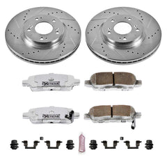 Power Stop K098-26 Z26 Extreme Street Warrior 1-Click Brake Kit (Rear) for 2002-2024 Nissan Altima product image