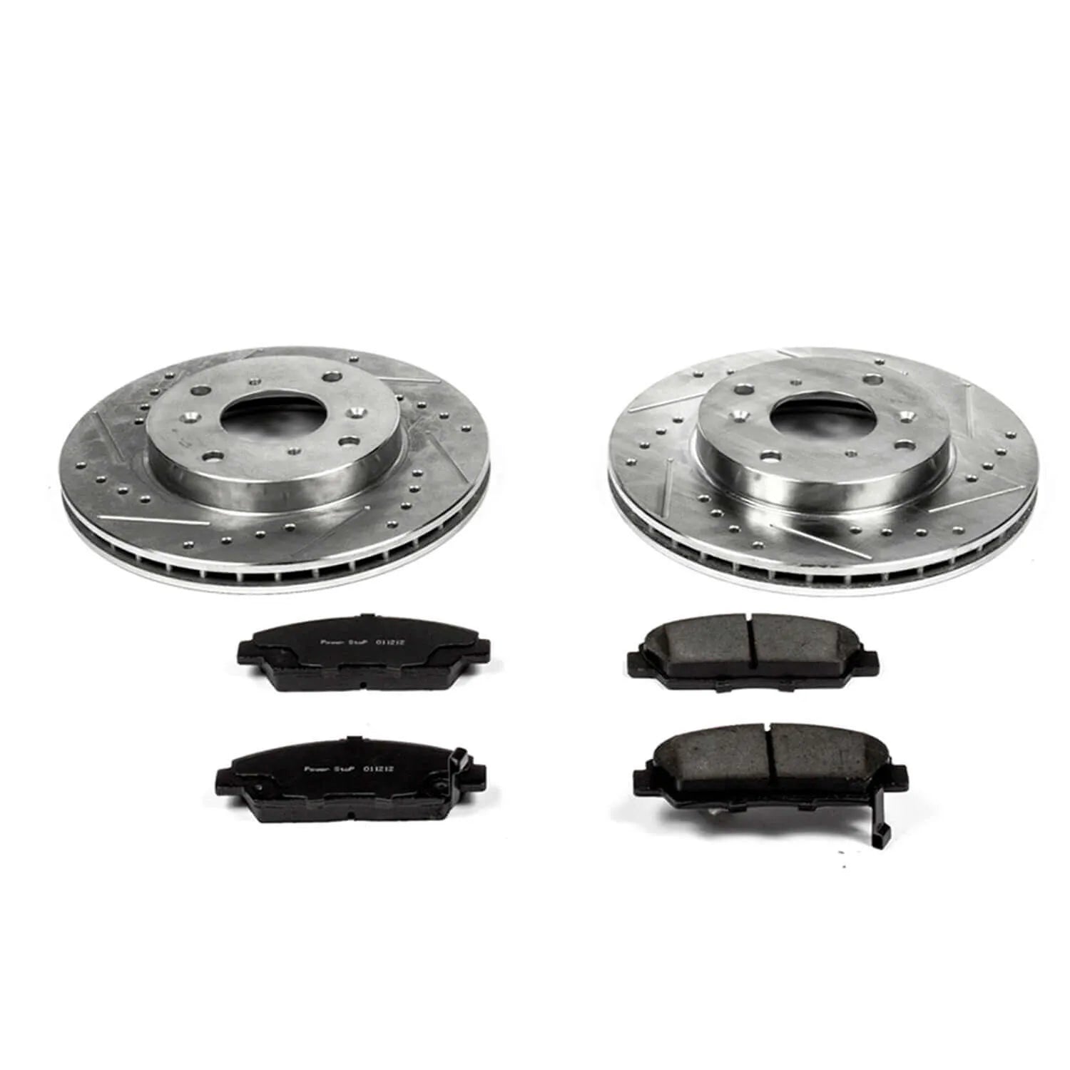 Power Stop K1033 - Z23 Evolution Sport Performance 1-Click Brake Kit With Hardware (Front)