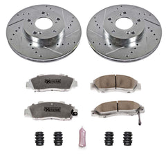 Power Stop K1041-26 Z26 Extreme Street Warrior 1-Click Brake Kit (Front) for 1998-2002 Honda Accord product image