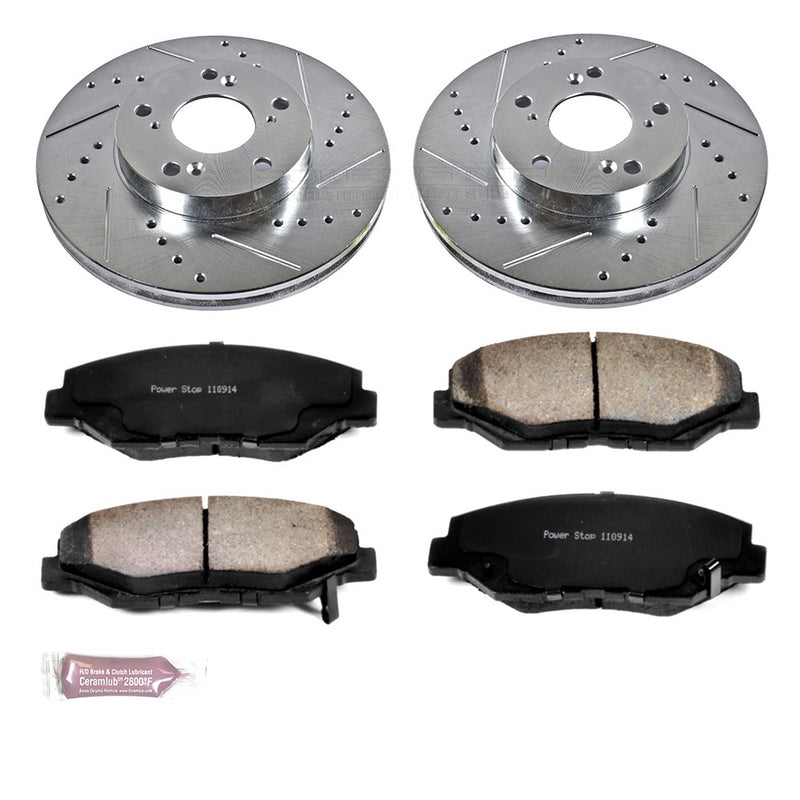 Power Stop K1043-36 Z36 Severe-Duty Truck And Tow 1-Click Brake Kit (Front) for 2002-2021 Acura Ilx product image