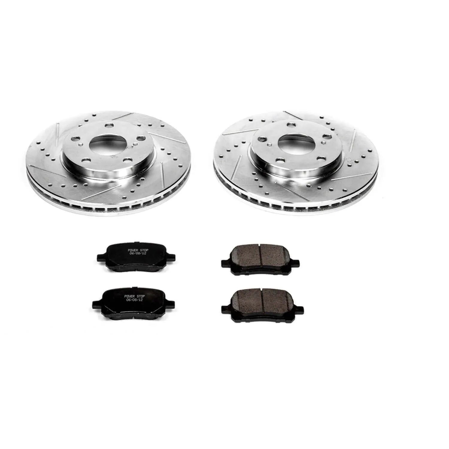 Power Stop K1058 - Z23 Evolution Sport Performance 1-Click Brake Kit With Hardware (Front)