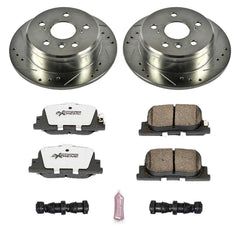 Power Stop K1084-26 Z26 Extreme Street Warrior 1-Click Brake Kit (Rear) for 2000-2001 Lexus ES300 product image