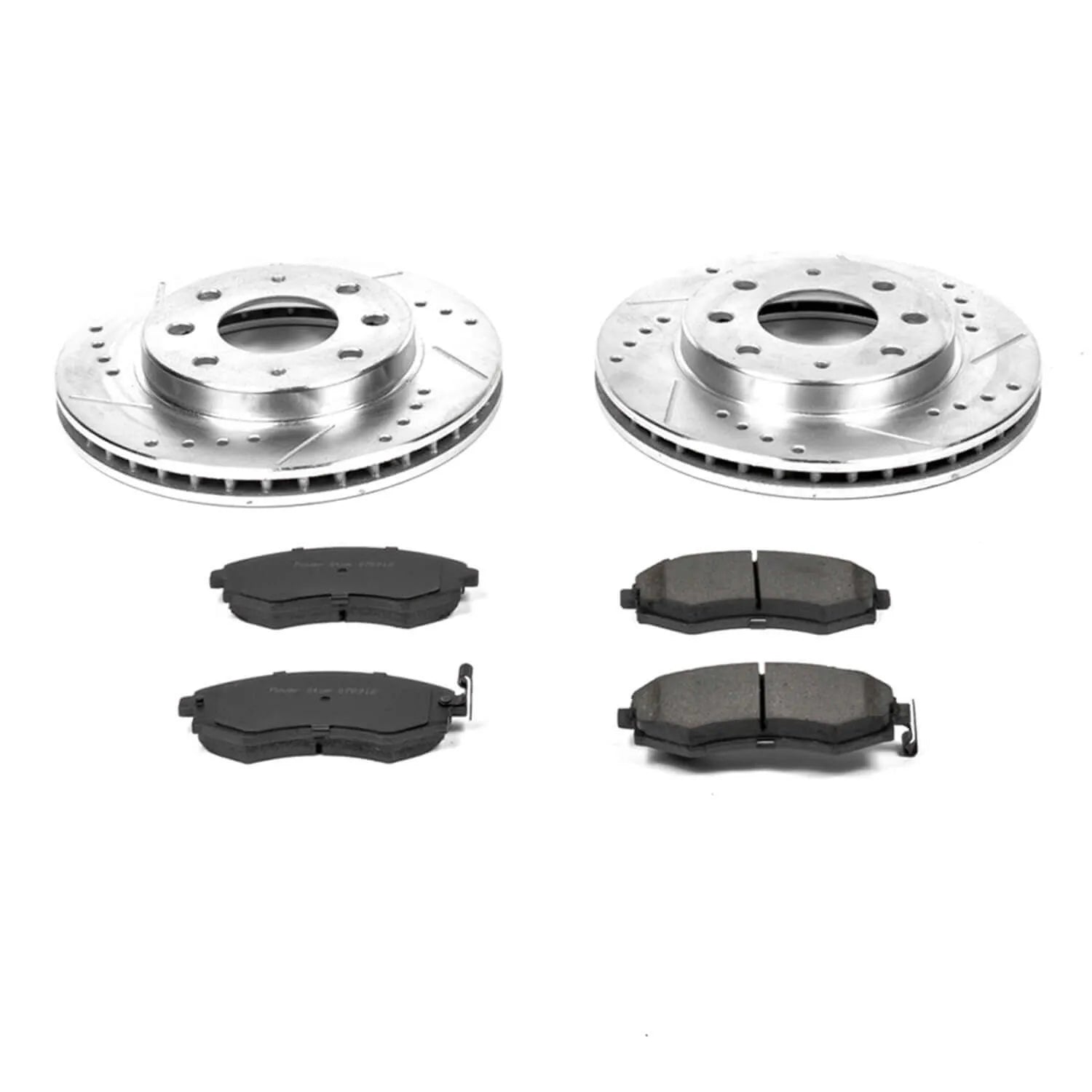 Power Stop K1087 - Z23 Evolution Sport Performance 1-Click Brake Kit With Hardware (Front)