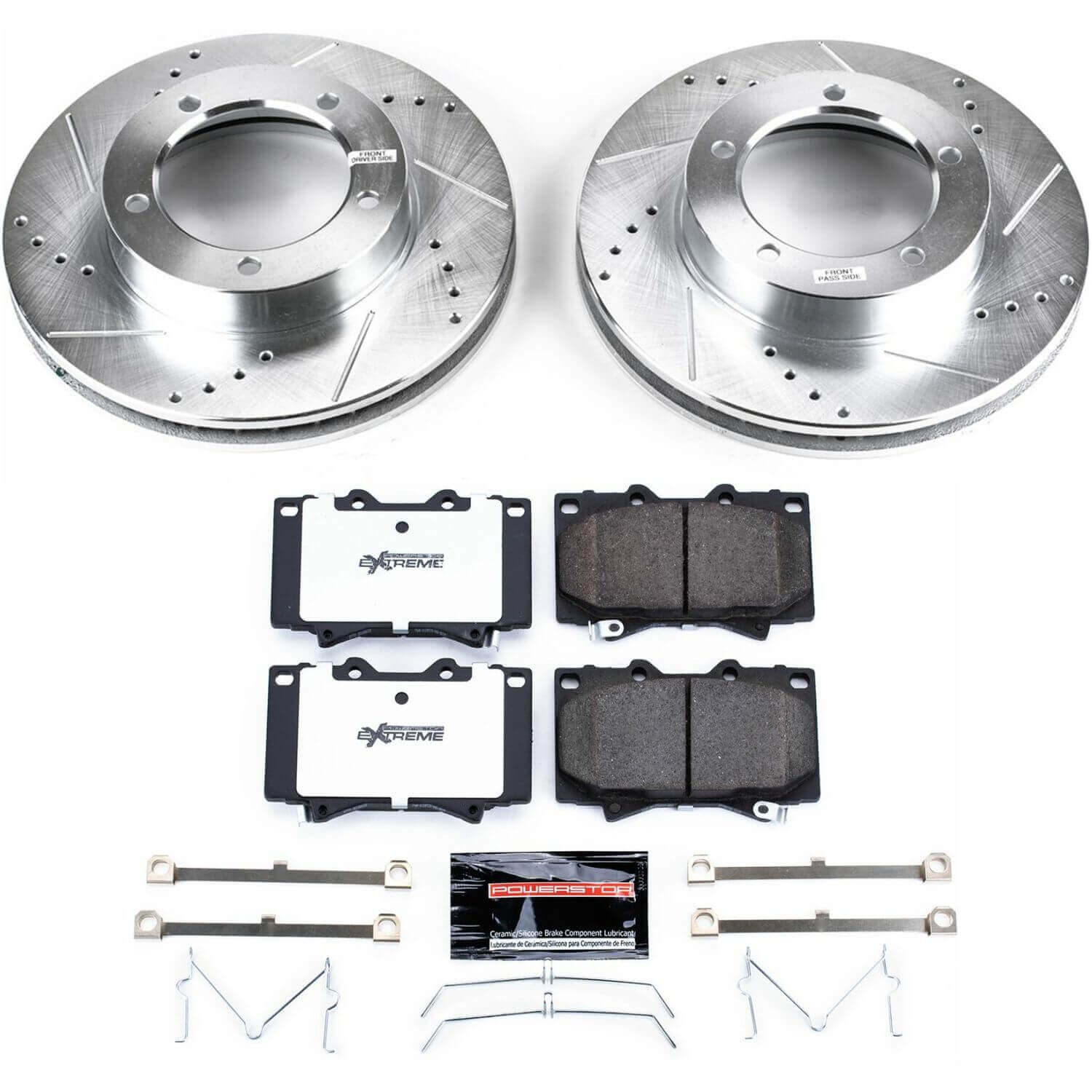 Power Stop K1132-36 Z36 Severe-Duty Truck And Tow 1-Click Front Brake Kit for 1998-2007 Lexus LX470 product image