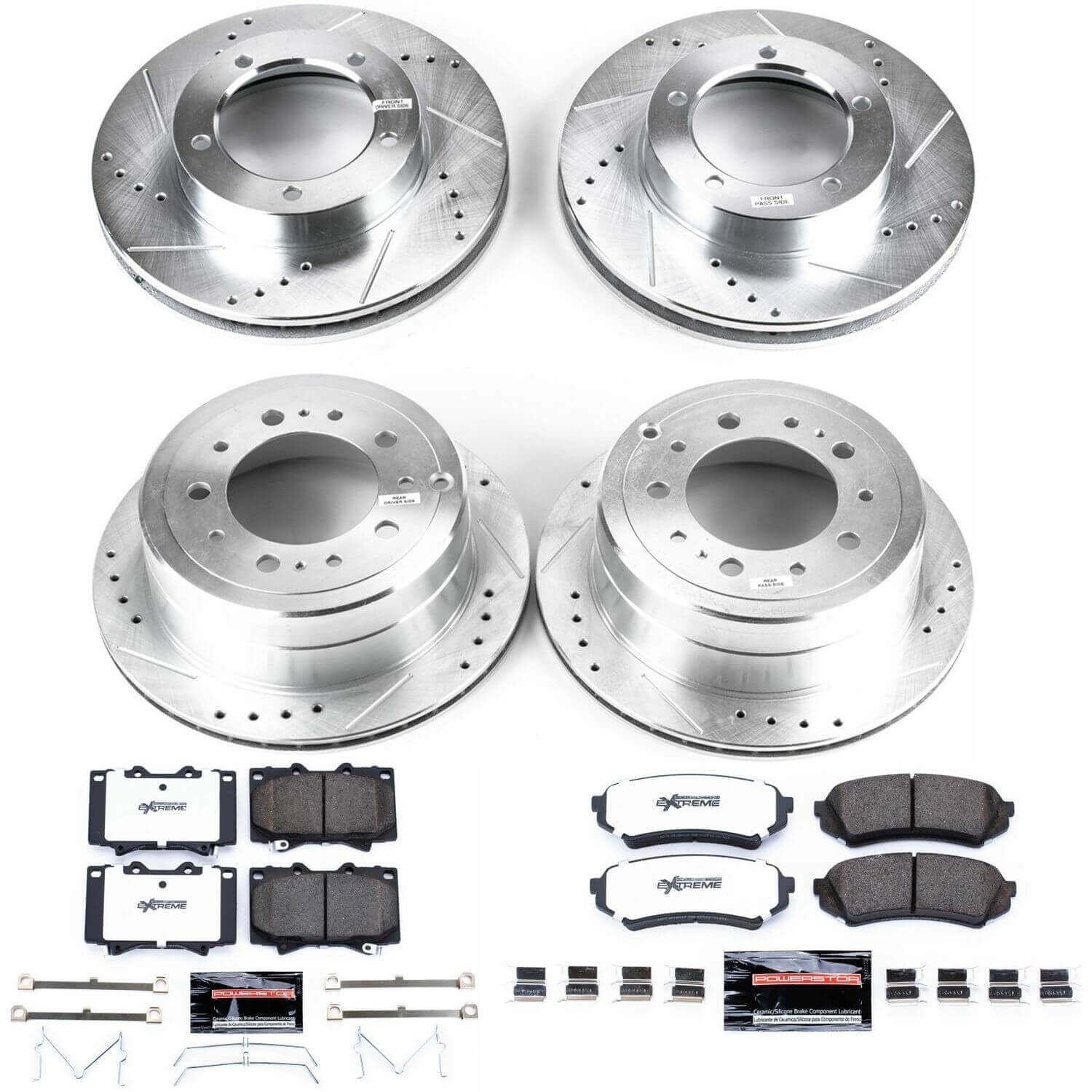 Power Stop K1133-36 Z36 Severe-Duty Truck And Tow 1-Click Front And Rear Brake Kit for 1998-2007 Lexus LX470 product image