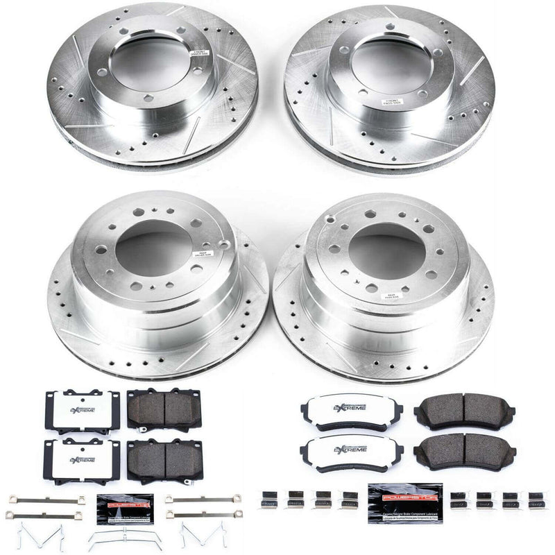 Power Stop K1133-36 Z36 Severe-Duty Truck And Tow 1-Click Front And Rear Brake Kit for 1998-2007 Lexus LX470 product image