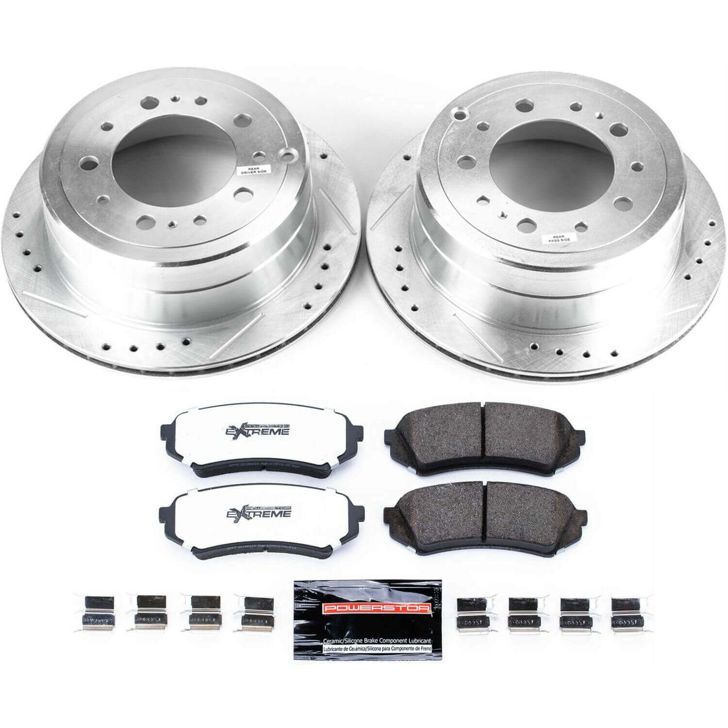 Power Stop K1134-36 Z36 Severe-Duty Truck And Tow 1-Click Rear Brake Kit for 1998-2007 Lexus LX470 product image