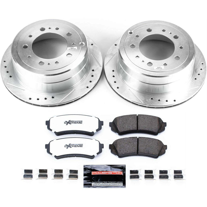 Power Stop K1134-36 Z36 Severe-Duty Truck And Tow 1-Click Rear Brake Kit for 1998-2007 Lexus LX470 product image