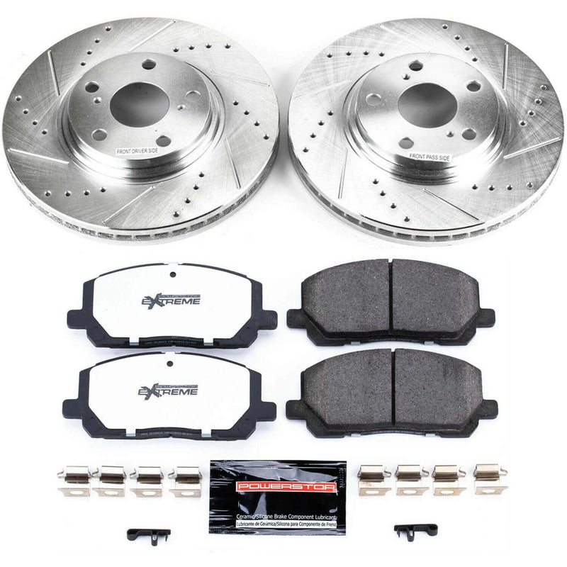Power Stop K1137-36 Z36 Severe-Duty Truck And Tow 1-Click Front Brake Kit for 2001-2007 Toyota Highlander product image