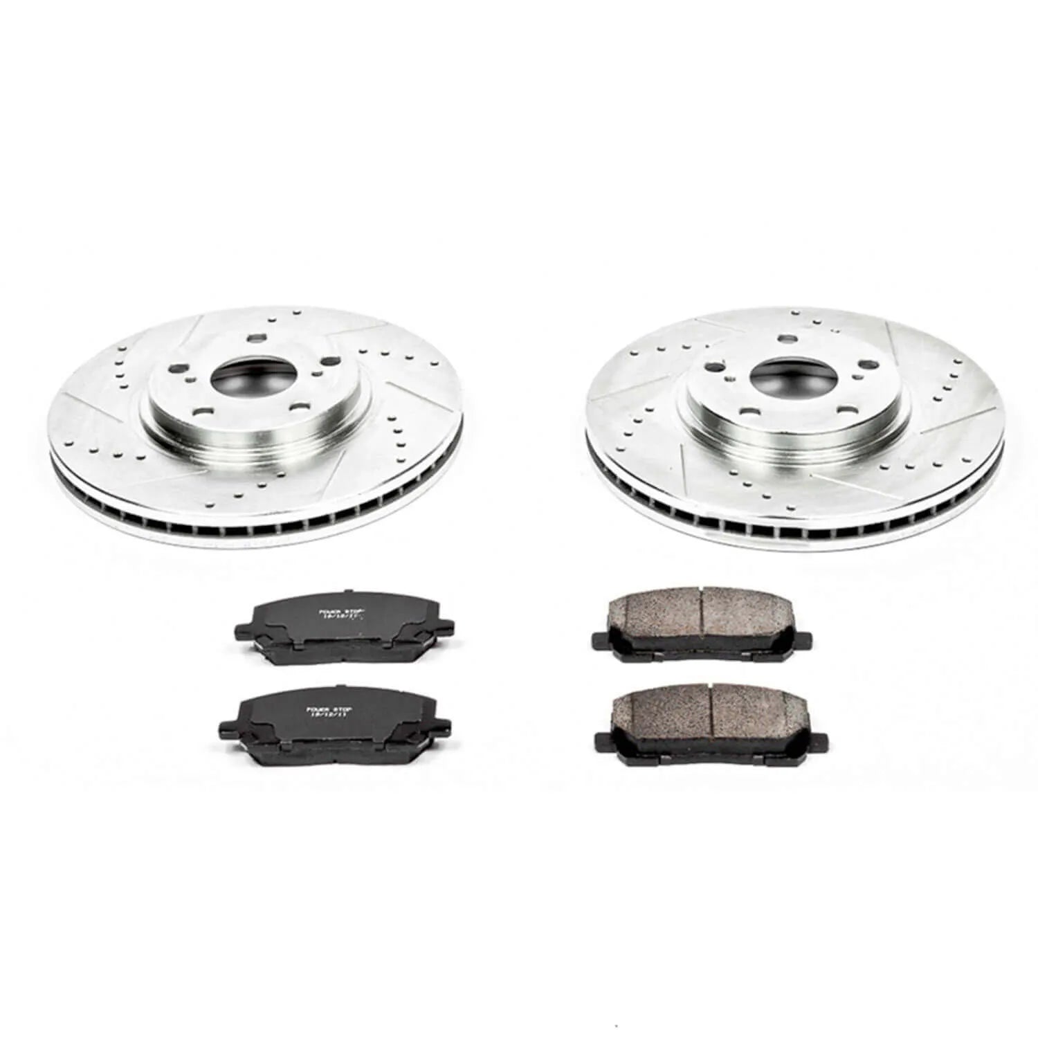 Power Stop K1137 - Z23 Evolution Sport Performance 1-Click Brake Kit With Hardware (Front)
