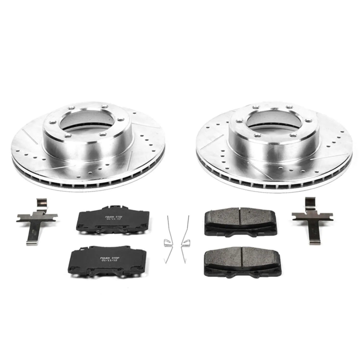 Power Stop K1150 - Z23 Evolution Sport Performance 1-Click Brake Kit With Hardware (Front)