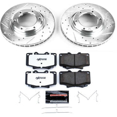 Power Stop K1154-36 Z36 Severe-Duty Truck And Tow 1-Click Front Brake Kit for 1993-1997 Lexus LX450 product image