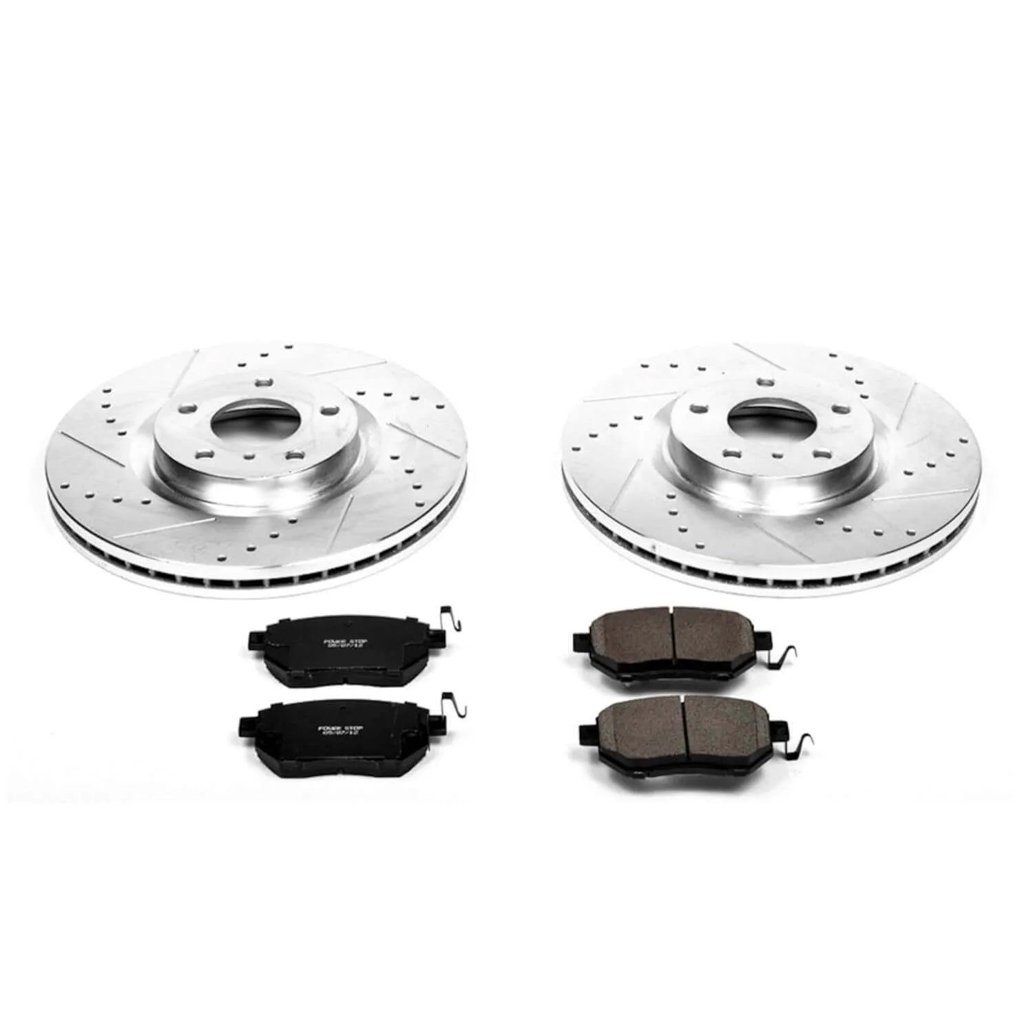 Power Stop K116 - Z23 Evolution Sport Performance 1-Click Brake Kit With Hardware (Front)