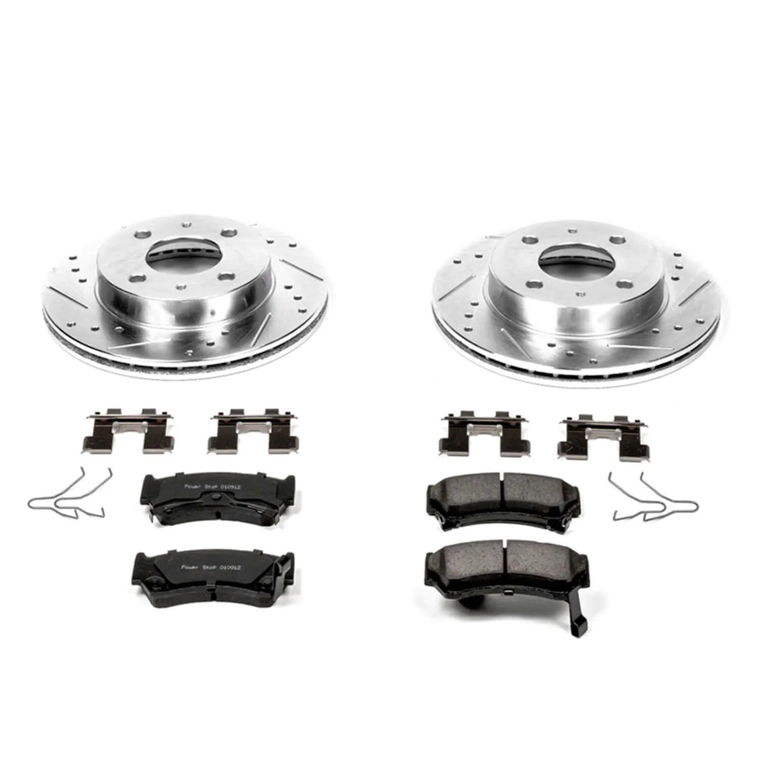 Power Stop K1170 - Z23 Evolution Sport Performance 1-Click Brake Kit With Hardware (Front)