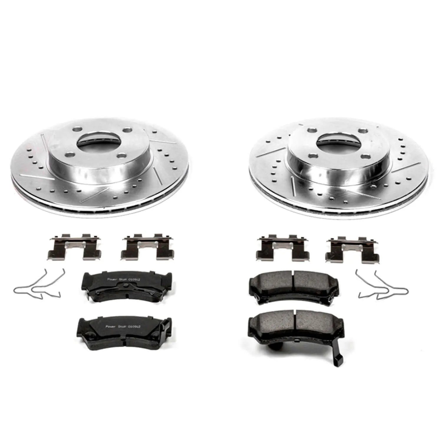 Power Stop K1172 - Z23 Evolution Sport Performance 1-Click Brake Kit With Hardware (Front)