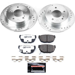 Power Stop K1174-26 Z26 Street Warrior 1-Click Rear Brake Kit for 1994-1998 Nissan 240SX product image