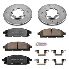 Power Stop K1175-36 Z36 Severe-Duty Truck And Tow 1-Click Brake Kit (Front) for 1996-1998 Nissan Pathfinder product image