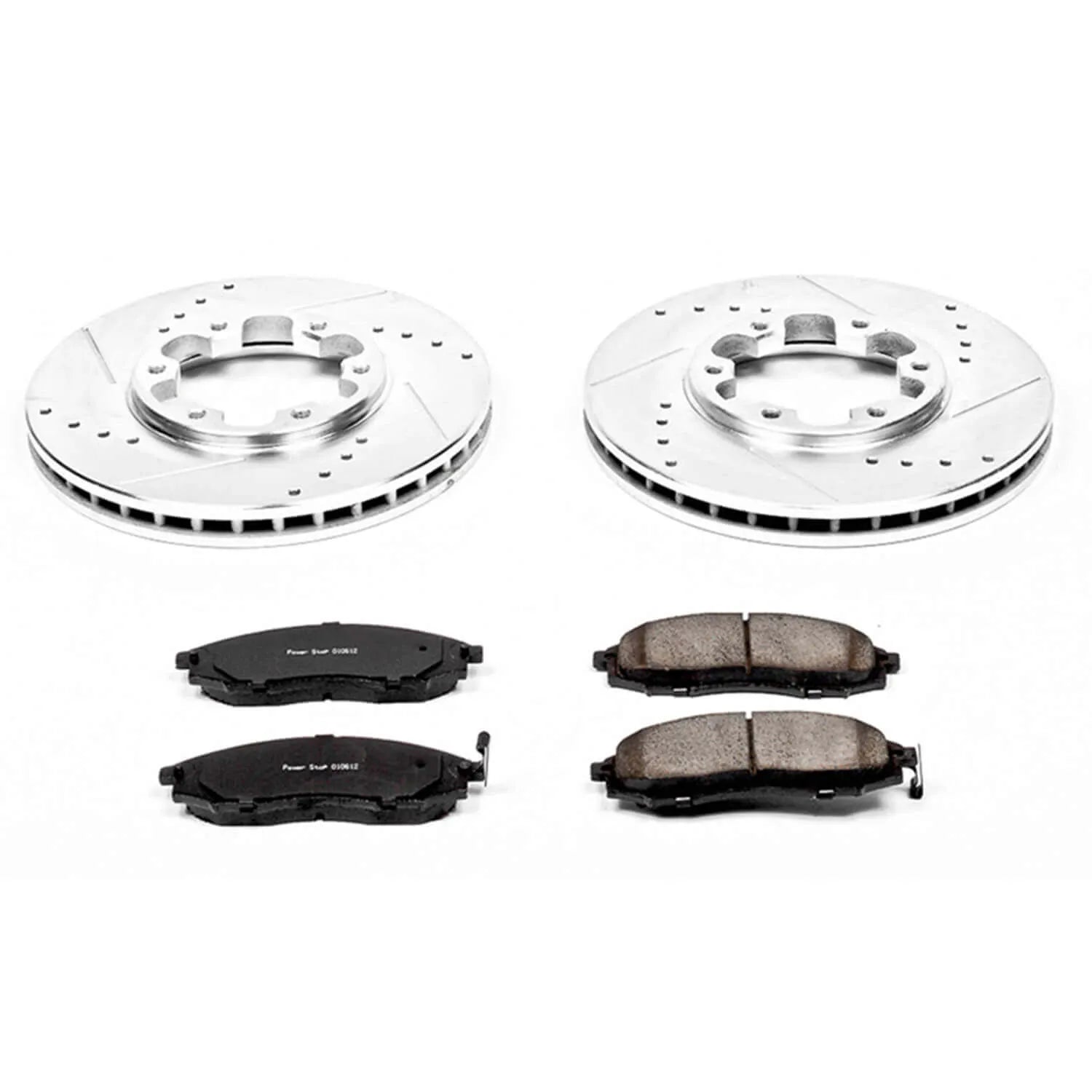 Power Stop K1176 - Z23 Evolution Sport Performance 1-Click Brake Kit With Hardware (Front)