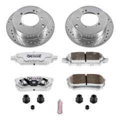 Power Stop K1202-26 Z26 Extreme Street Warrior 1-Click Brake Kit (Rear) for 2004-2006 Mitsubishi Lancer Ralliart Sportback Sportback product image
