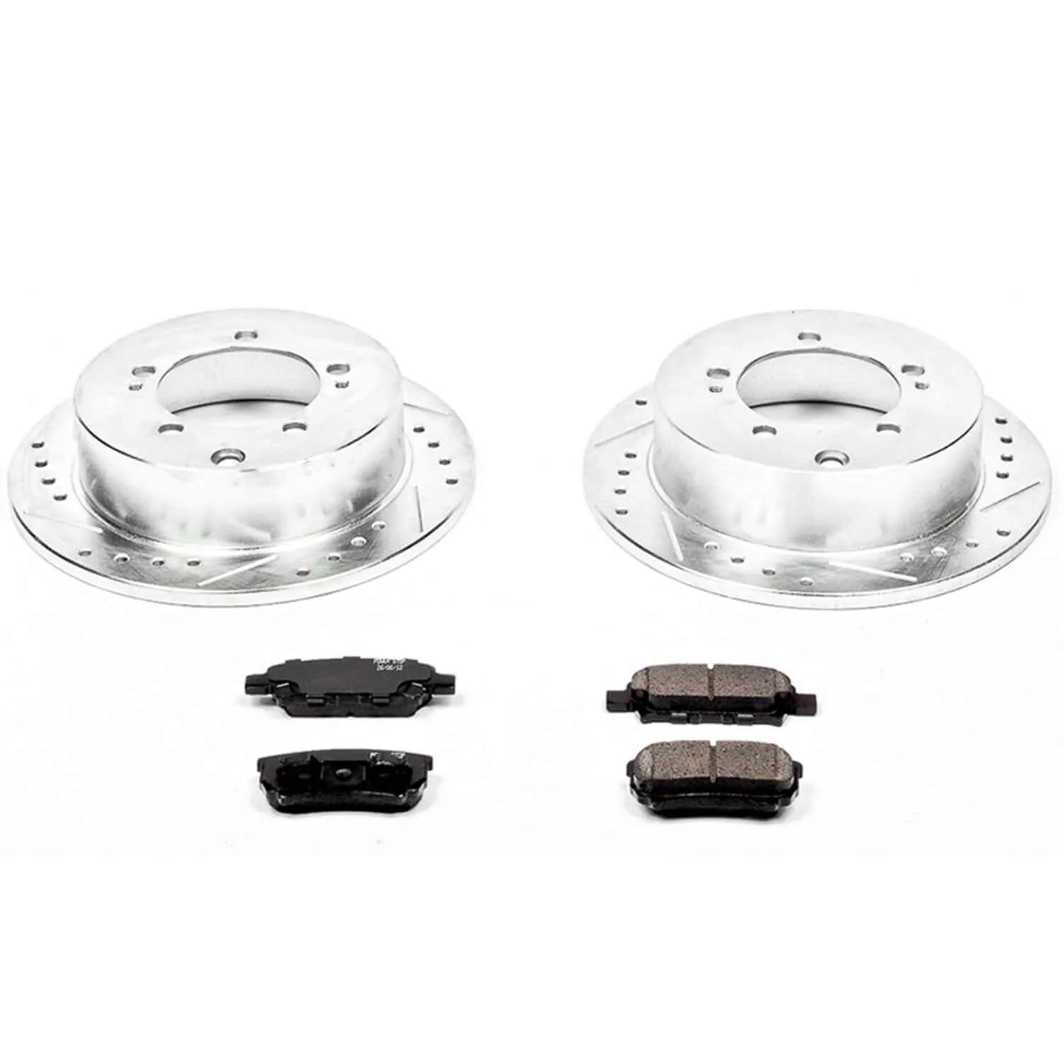 Power Stop K1202 - Z23 Evolution Sport Performance 1-Click Brake Kit With Hardware (Rear)