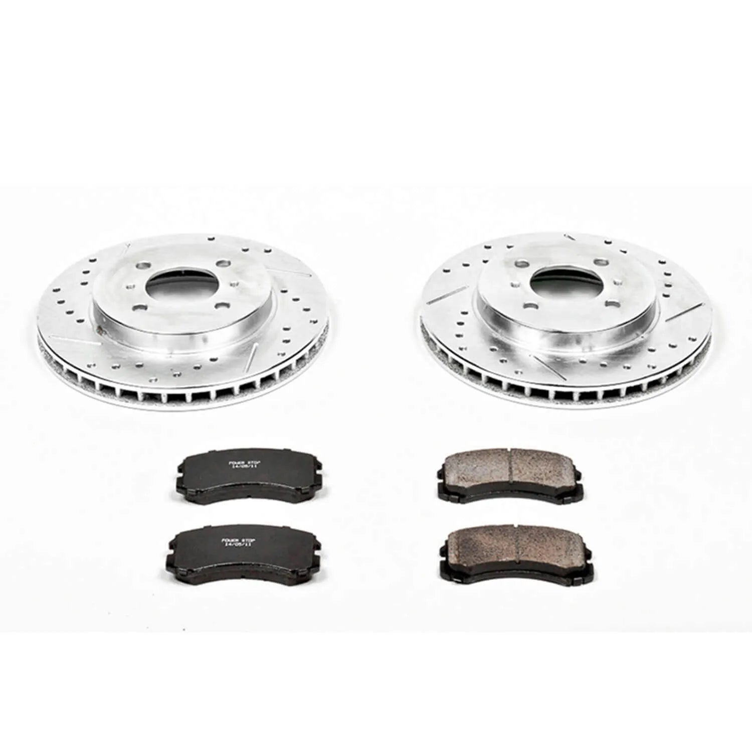 Power Stop K1215 - Z23 Evolution Sport Performance 1-Click Brake Kit With Hardware (Front)