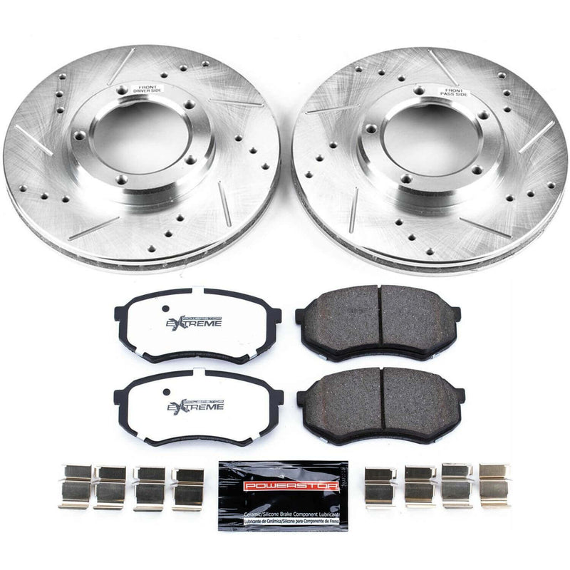 Power Stop K1232-36 Z36 Severe-Duty Truck And Tow 1-Click Front Brake Kit for 1995-2004 Toyota Tacoma product image