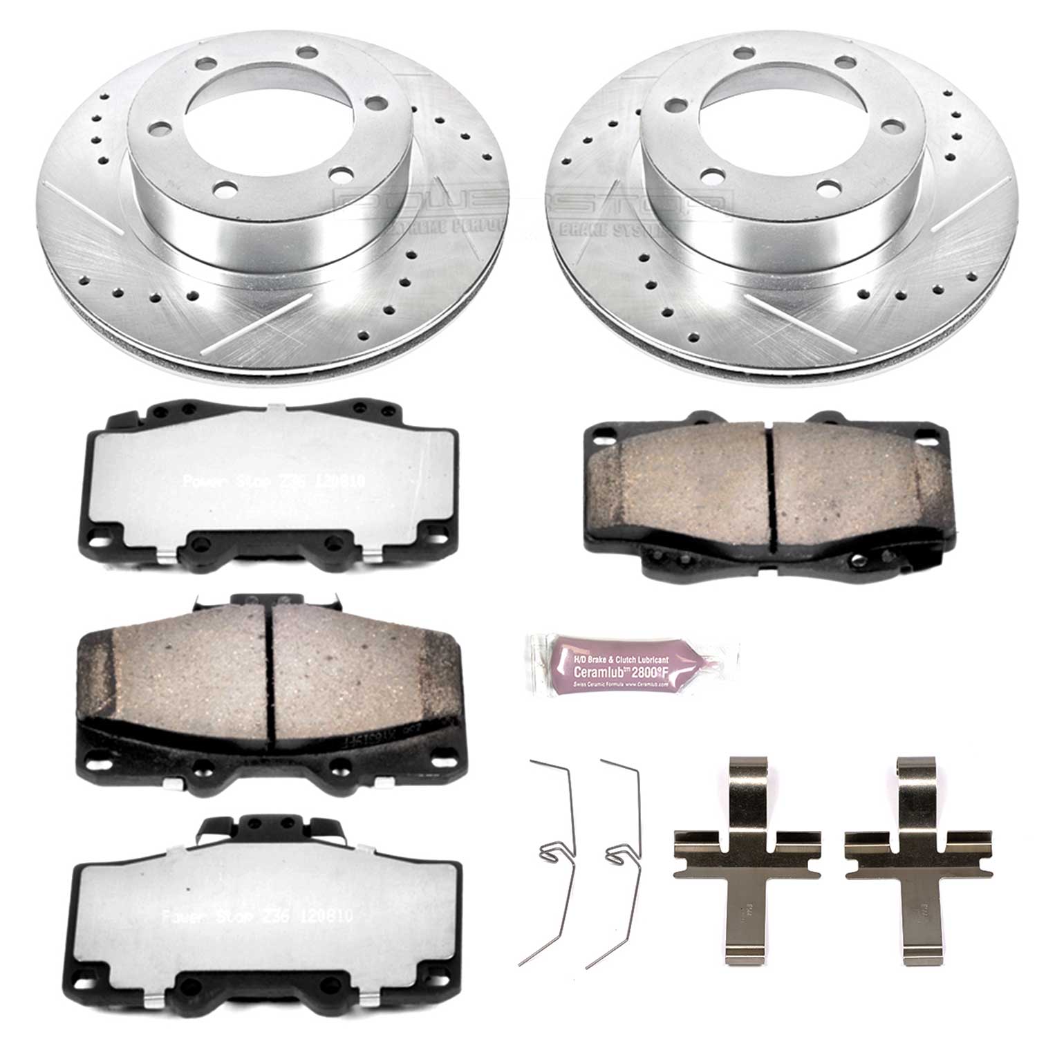 Power Stop K1236-36 Z36 Severe-Duty Truck And Tow 1-Click Brake Kit (Front) for 1995-2004 Toyota 4RUNNER product image