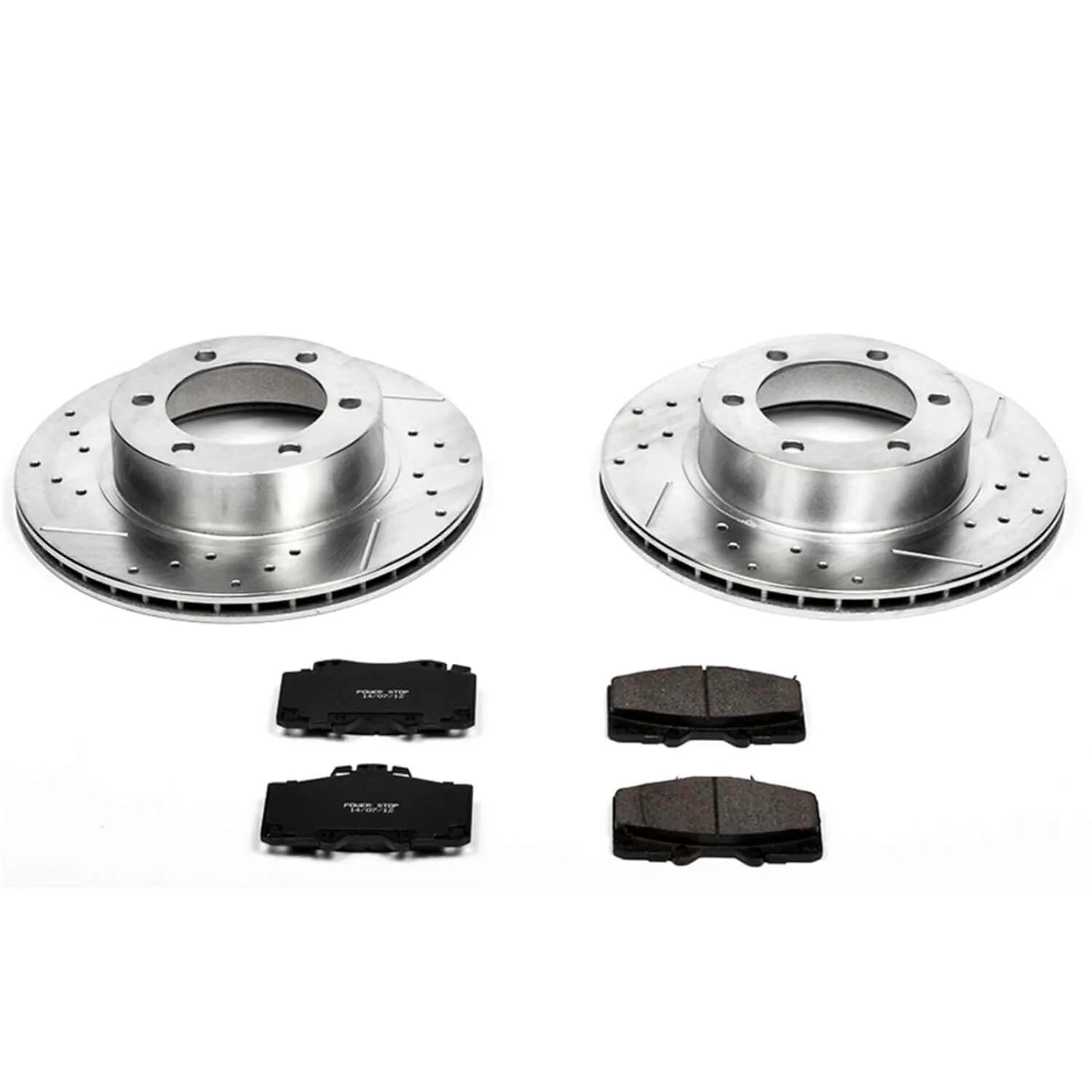 Power Stop K1236 - Z23 Evolution Sport Performance 1-Click Brake Kit With Hardware (Front)
