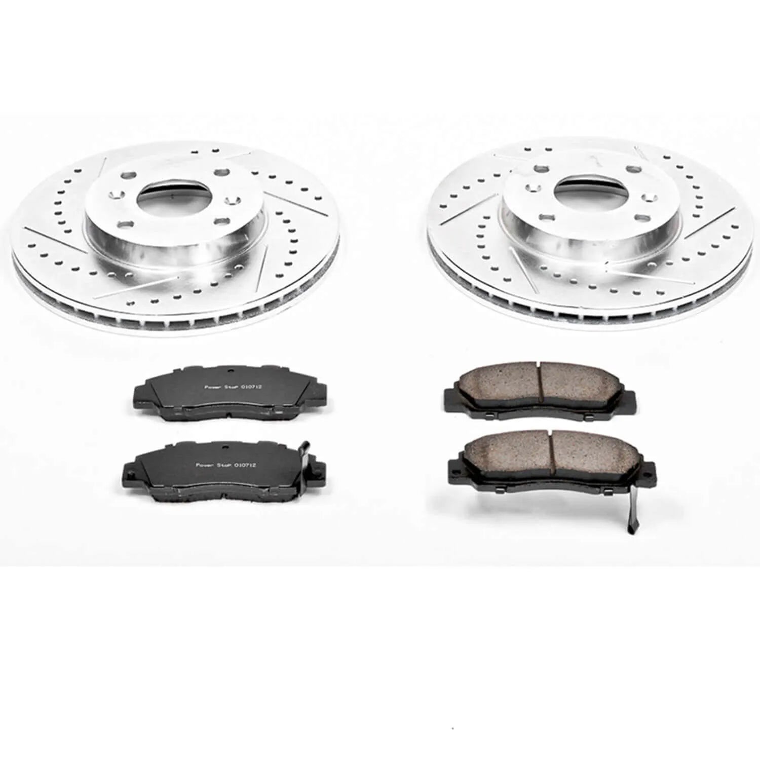 Power Stop K1237 - Z23 Evolution Sport Performance 1-Click Brake Kit With Hardware (Front)