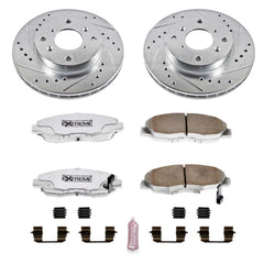 Power Stop K1239-26 Z26 Extreme Street Warrior 1-Click Brake Kit (Front) for 1998-2002 Acura Cl product image