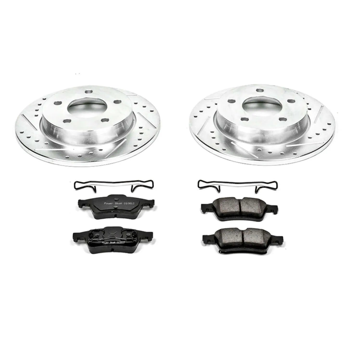 Power Stop K124 - Z23 Evolution Sport Performance 1-Click Brake Kit With Hardware (Rear)
