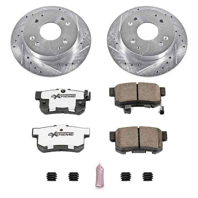 Power Stop K1244-26 Z26 Extreme Street Warrior 1-Click Brake Kit (Rear) for 1998-2002 Acura Cl product image